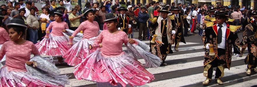Dancers in Lima Peru