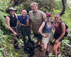 Field work in Nevis